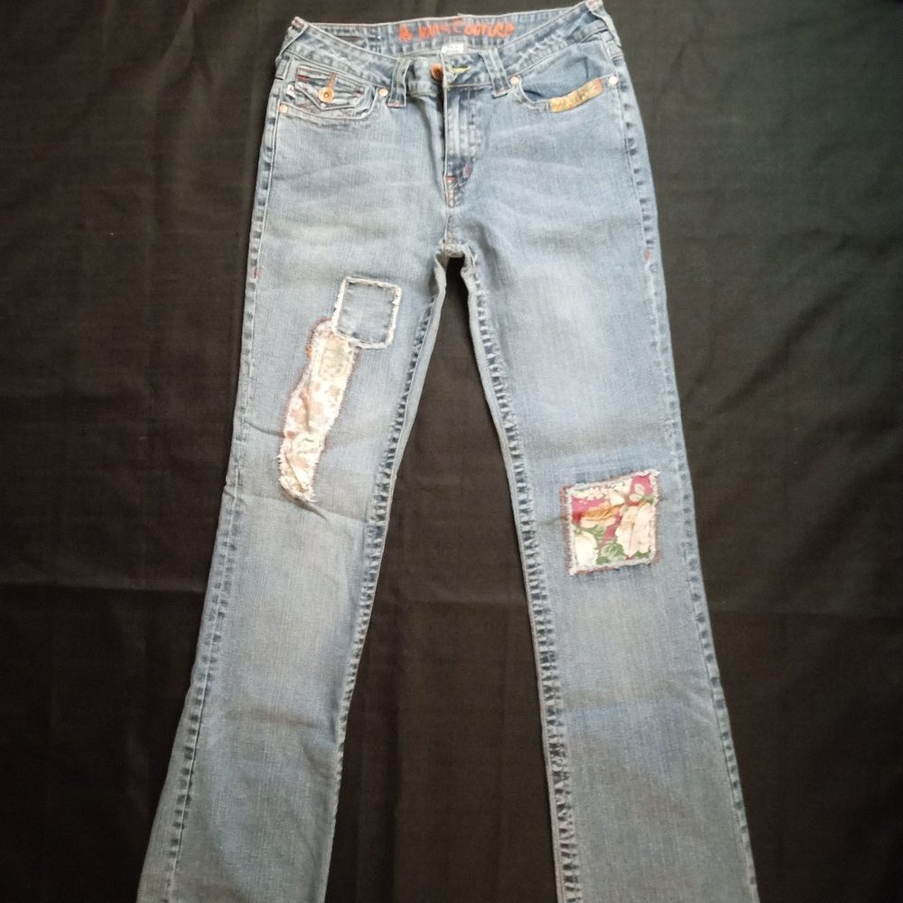 NWOT AB Jean's with trim and patchwork Size 13